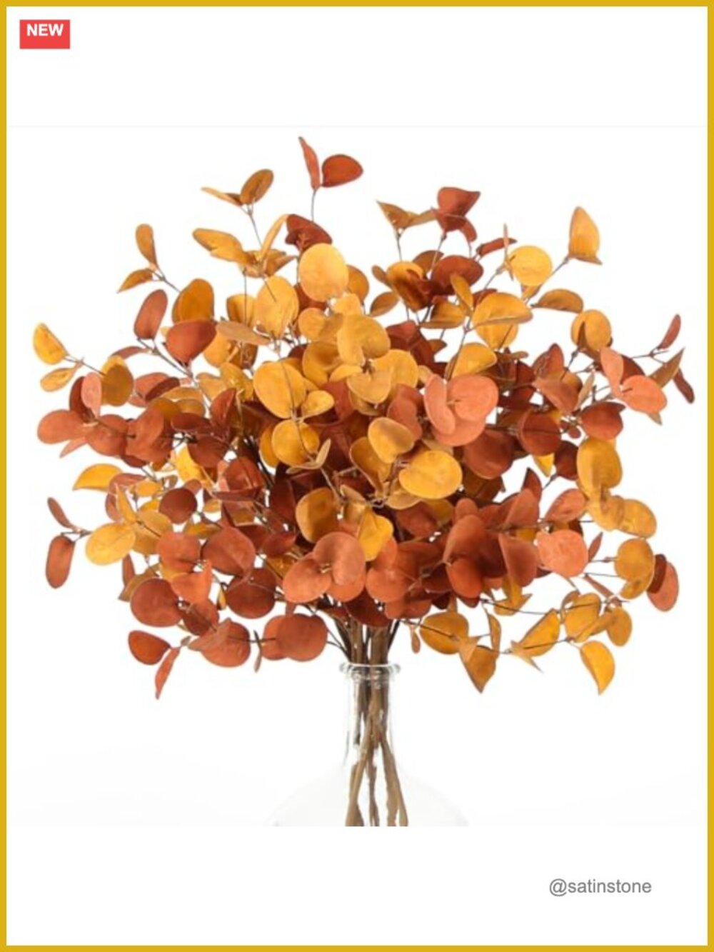 Eucalyptus Stems 26.7" Tall Artificial Fall Decor DIY 6 Piece